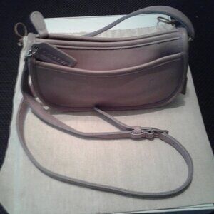 Vintage! Rare Coach Small Light Purple Cross-body Leather Handbag